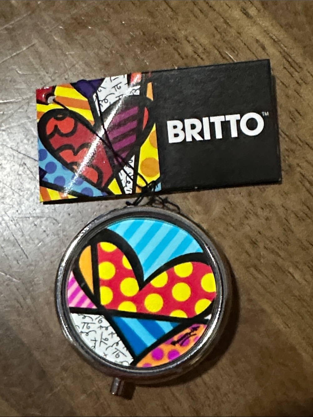 BRITTO Colorful Heart pill box
